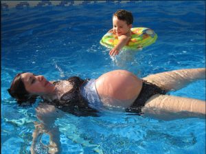 natación embarazada