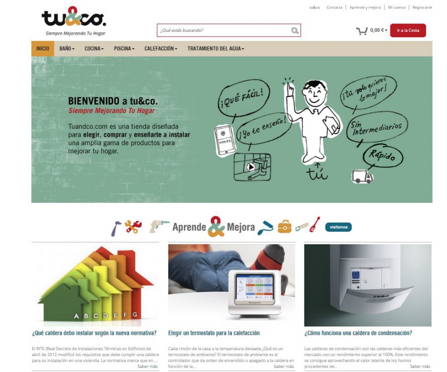 Nace Tuandco, un espacio 100% online dedicado a la mejora y mantenimiento del hogar
