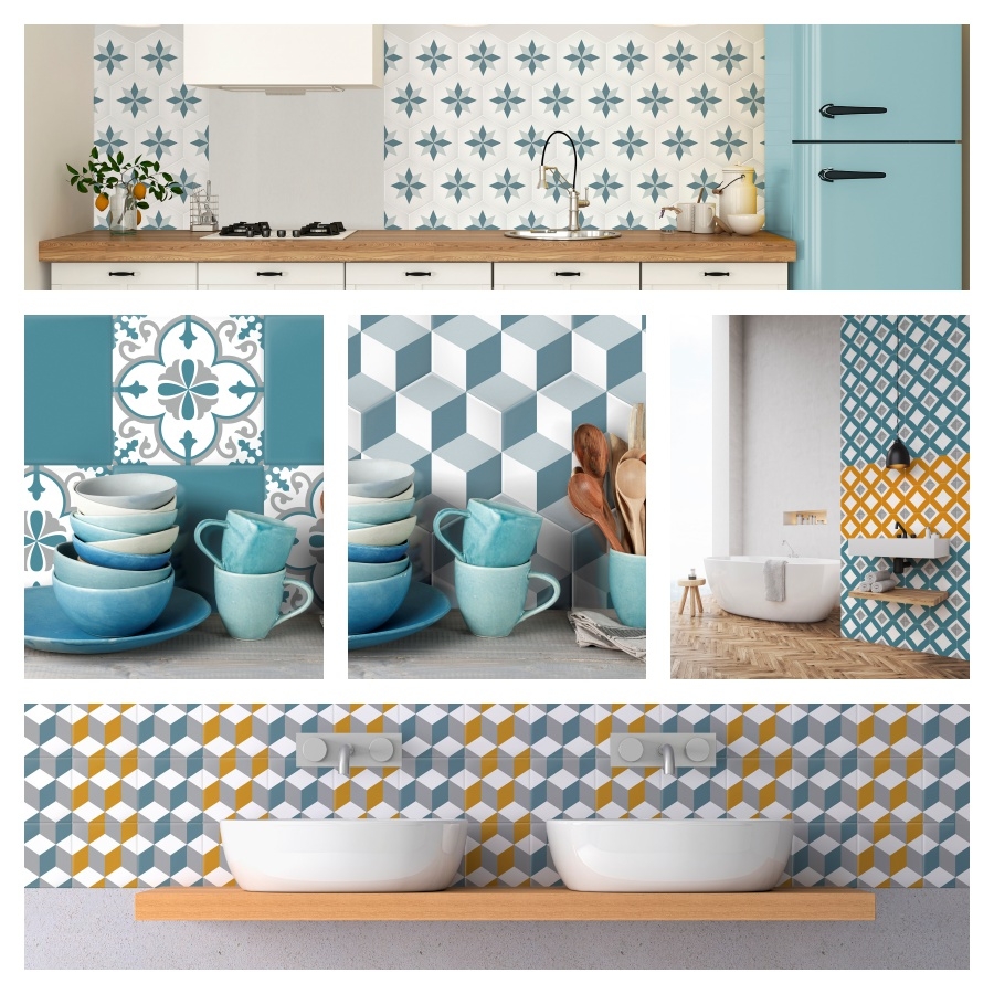 Actualiza el baño y la cocina con los azulejos adhesivos SO CHIC