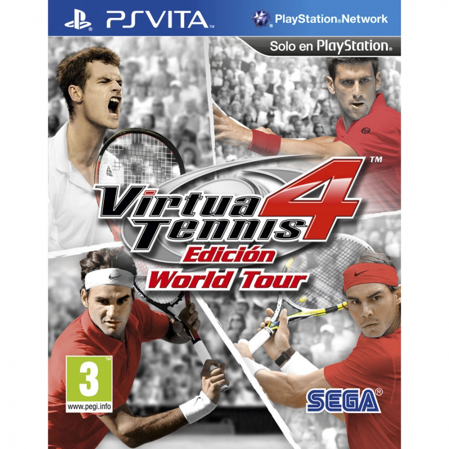 Virtua Tennis 4 Edición World Tour de SEGA para PS Vita, el perfecto regalo para el Día del Padre que disfrutará toda la familia.