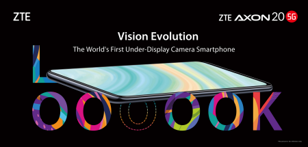 ZTE presenta el AXON 20 5G,primer smartphone del mundo con cámara selfie bajo la pantalla
