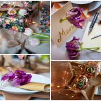 La magia de la Navidad: flores por todos lados