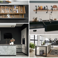 Ideas de diseño en tu cocina basadas en el Black & White
