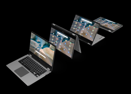 Acer presenta Chromebook Spin 514, su primer Chromebook con procesadores AMD Ryzen y gráficos AMD Radeon