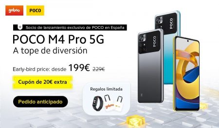 POCO M4 Pro 5G lanzamiento exclusivo en España con Goboo
