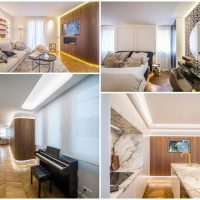 Una vivienda contemporánea en tres claves: luz indirecta, madera noble y molduras