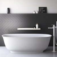 Bañera BAIKAL de NUOVVO®, suaves formas orgánicas