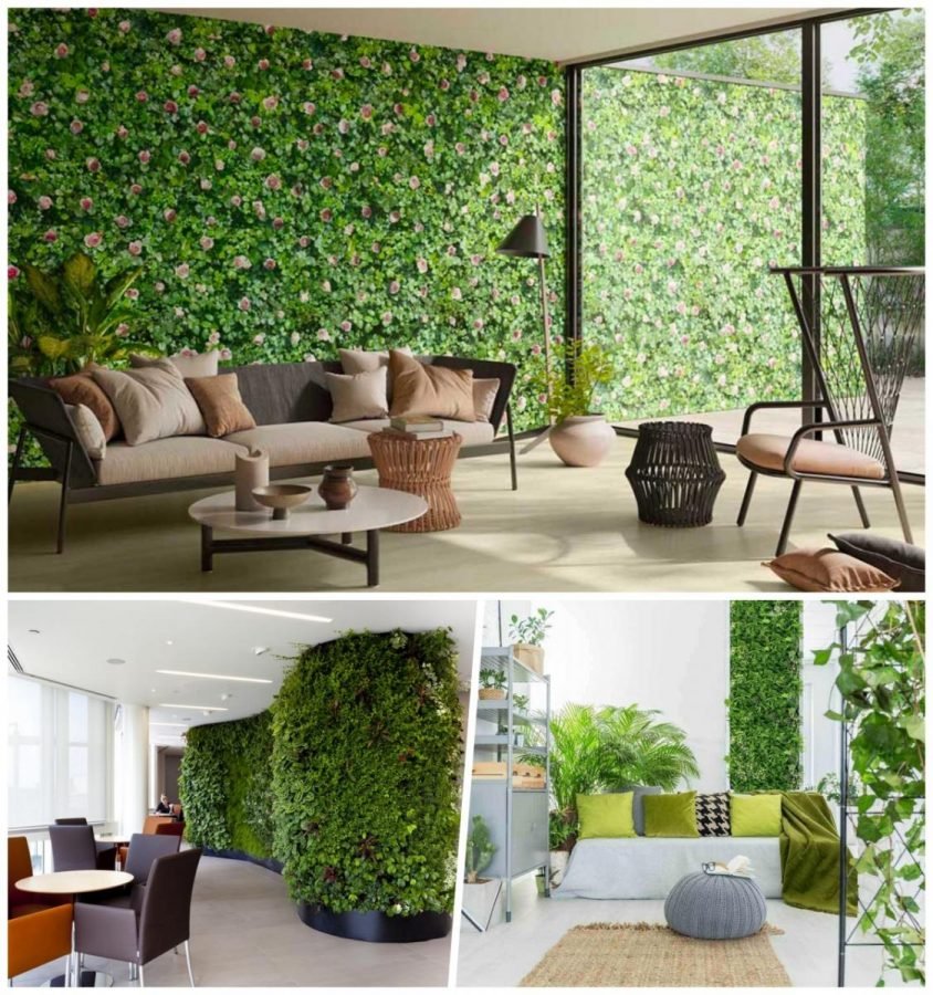 Los jardines verticales, una solución decorativa y ecológica para poner un toque natural a tu casa