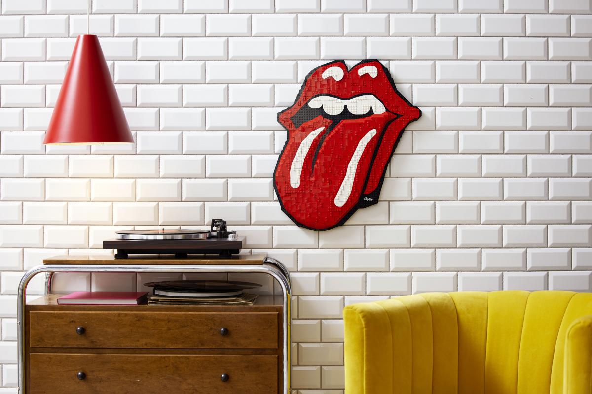Accesorios decorativos: LEGO® Art inspirado en The Rolling Stones