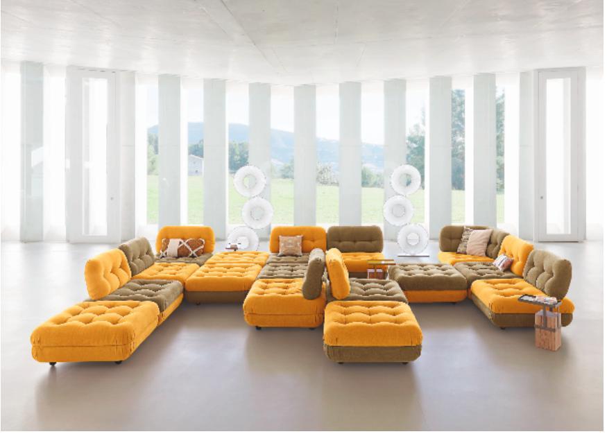 Domino, los sofás modulares de Sacha Lakic
