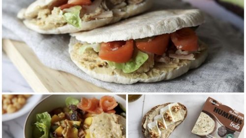 Tres recetas frescas y saludables con hummus