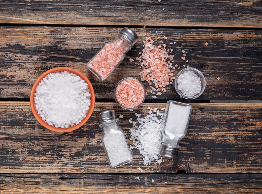 tipos de sal alimentaria
