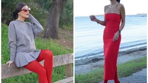 Cómo llevar medias rojas este invierno by Mia Crespo