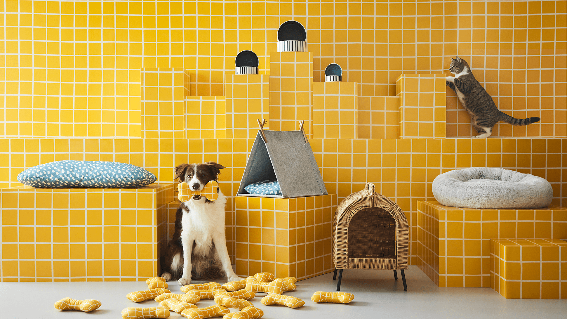 Nueva colección Ikea para mejorar la vida en el hogar de las mascotas