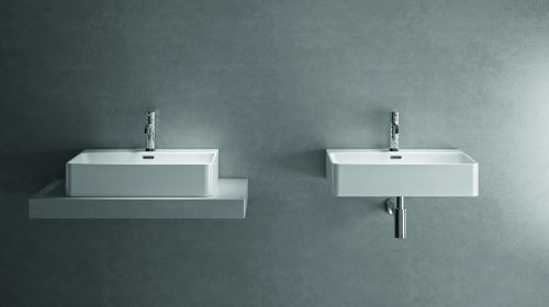 Lavabos KAISER con instalación mural de solerbath.