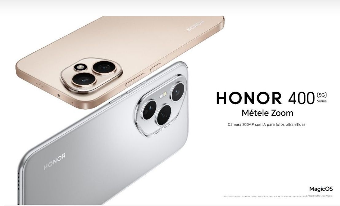La nueva Serie HONOR 400 llega con fotografía con IA, edición inteligente y batería duradera.