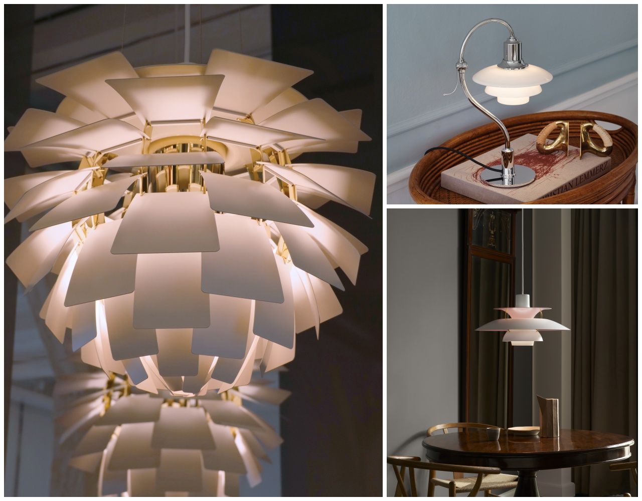 Nueva colección de luminarias “Pale Rose” de Louis Poulsen.