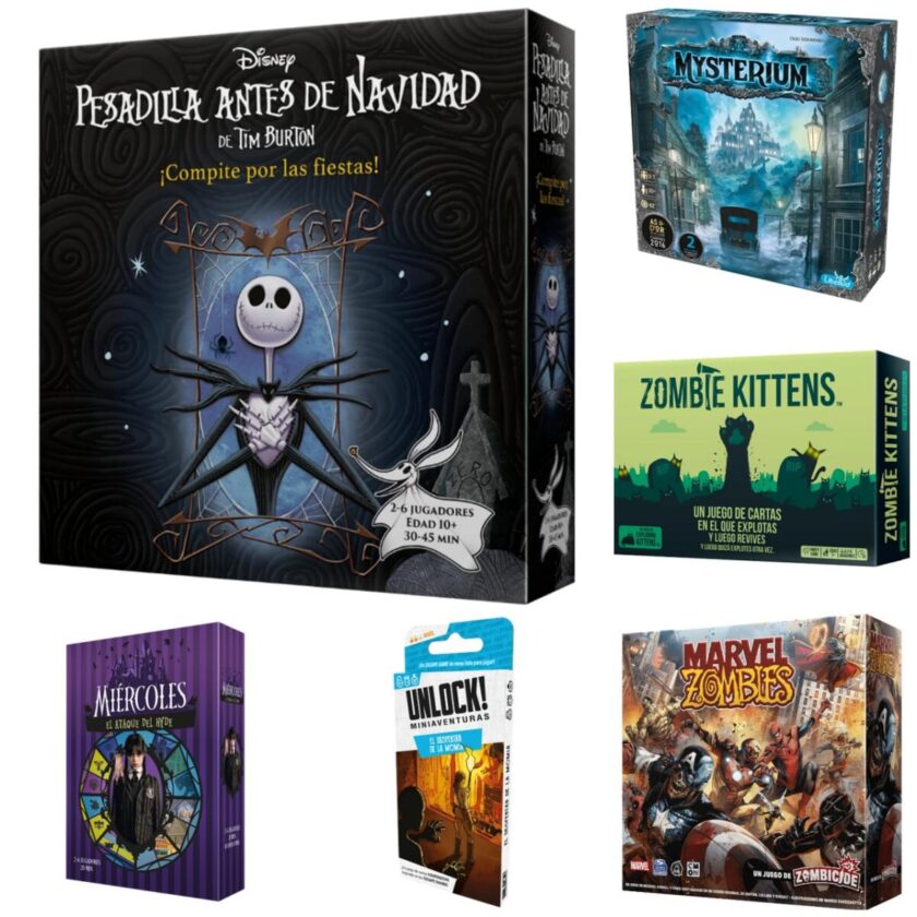 Los mejores juegos de mesa para un Halloween muy terrorífico!!