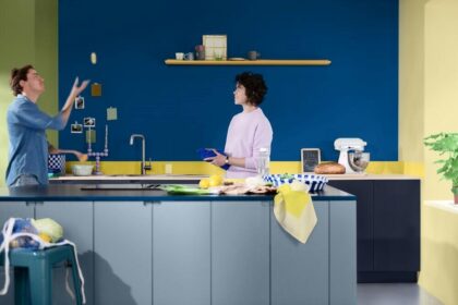 cocina azul