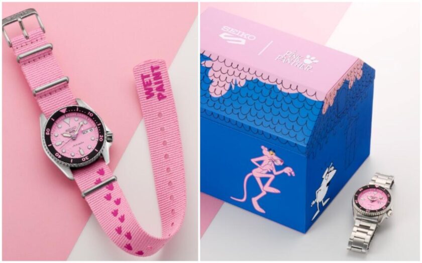 Seiko rinde homenaje a la Pantera Rosa con una divertida pieza de edición limitada.