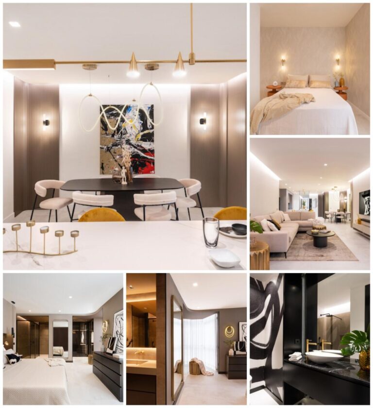 Reinventando un apartamento de los setenta en un open space lleno de arte y sofisticación