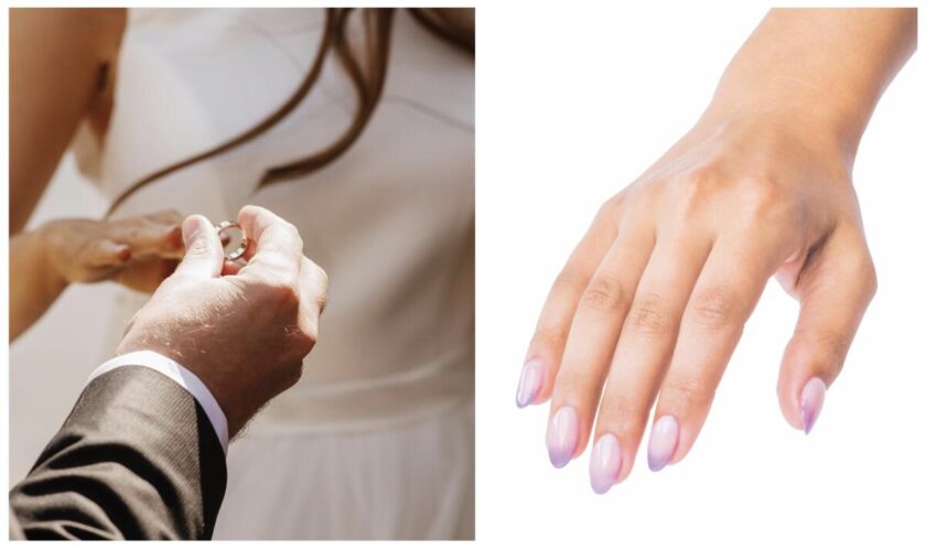 Tendencias en manicura ombré para esta primavera de bodas.
