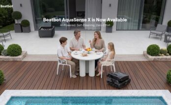 AquaSense X: el primer robot limpiafondos del mundo con estación de autolimpieza.