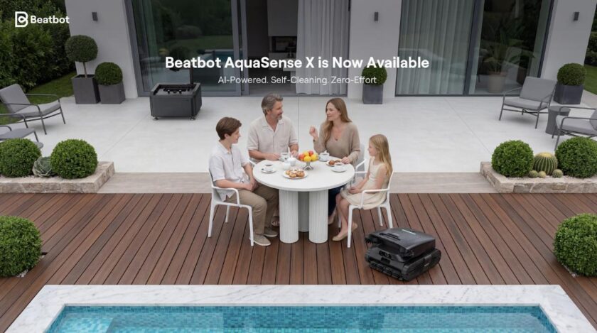 AquaSense X: el primer robot limpiafondos del mundo con estación de autolimpieza.