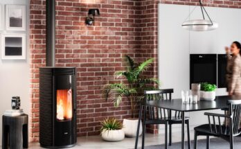 Spin Plus 9 la estufa de pellet autolimpiable: diseño y eficiencia para el hogar moderno