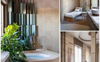 ARTE recubre con sus revestimientos las paredes del baño más wellness de Casa Decor 2026