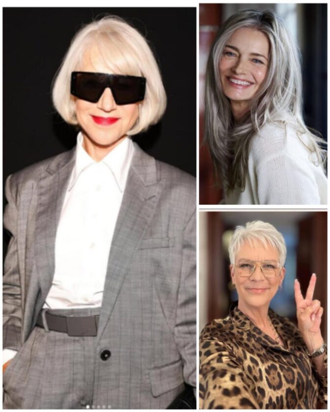 Pelo canoso: Los mejores cortes y peinados.