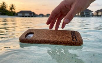 Una funda flotante para evitar la pérdida del móvil en el agua