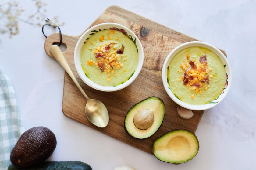 El salmorejo de siempre, ahora con aguacate.