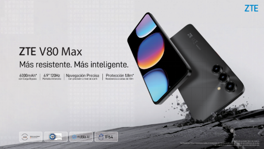 Los nuevos ZTE V80 Pro y V80 Max aterrizan en España para redefinir la autonomía y la durabilidad en su categoría