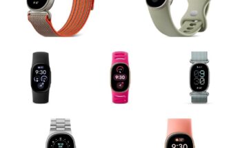Google presenta el nuevo Google Fitbit Edge.